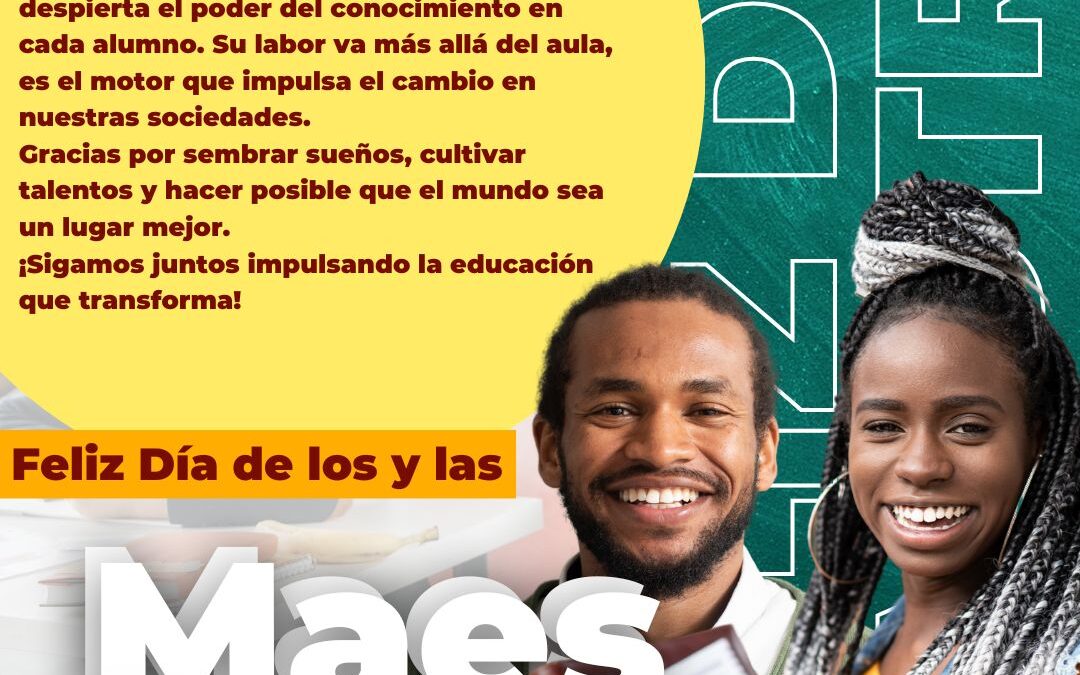 ¡Feliz Día del Maestro y la Maestra! 🎉📚